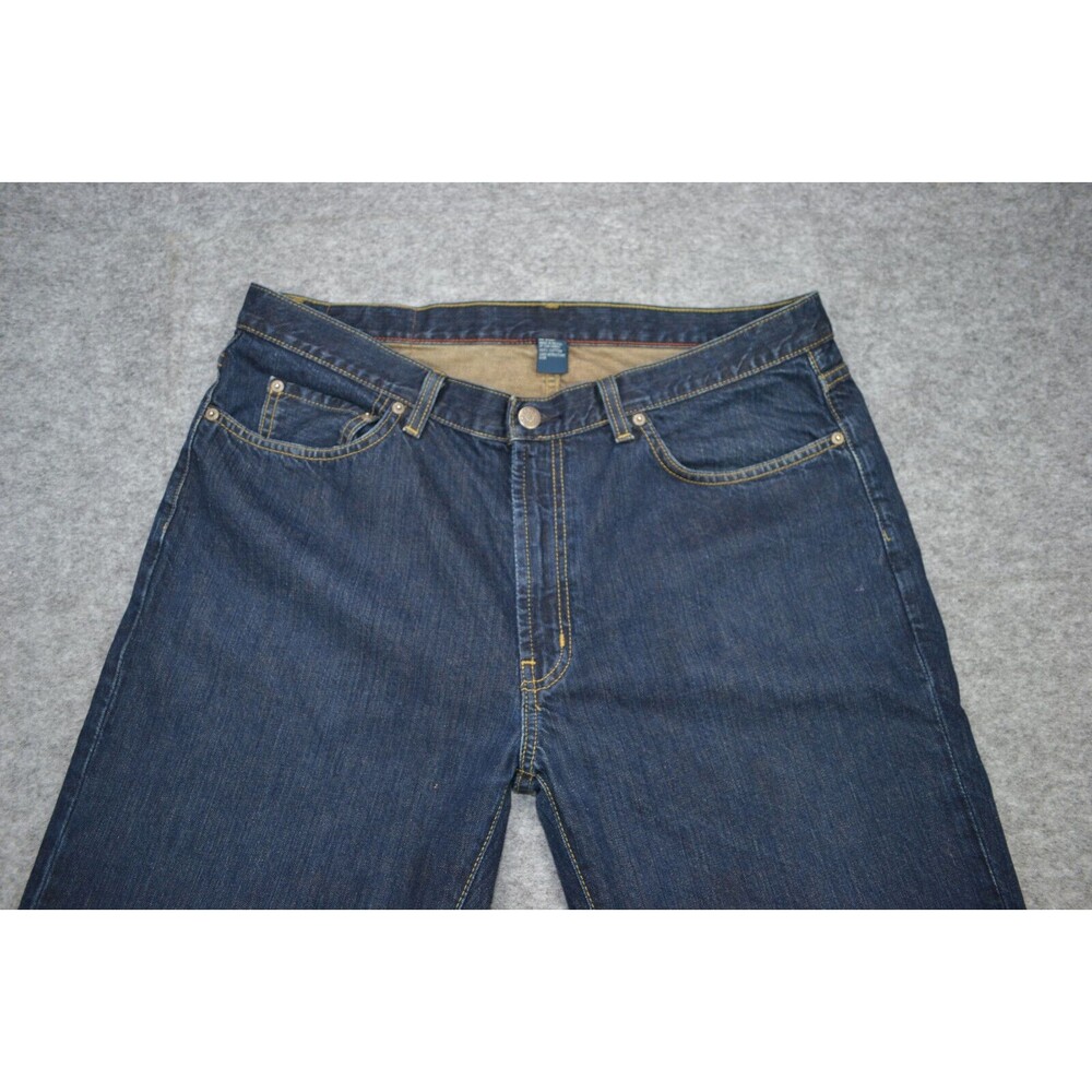 Polo Ralph Lauren Jeans Mens 35X32 Blue Authentic Straight Leg Denim - Picture 4 of 16